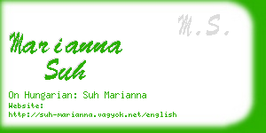 marianna suh business card